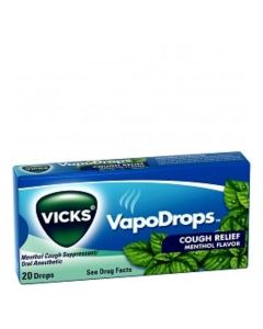 VICKS COUGH DROPS MENTHOL 20s