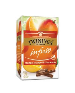 TWININGS TEA ORANGE MANGO CINNAMON 20s