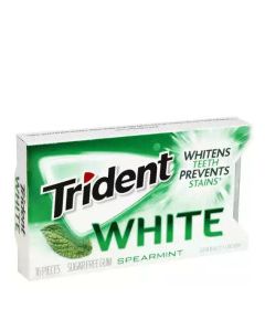 TRIDENT GUM WHITE SPEARMINT 16s