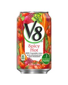 V8 VEGETABLE JUICE HOT&SPICY 340ml