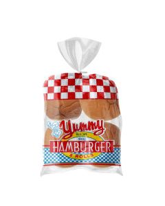 YUMMY ROLLS HAMBURGER WHITE 8s