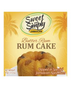 SWEET & SIMPLY CAKE BUTTER RUM  4oz