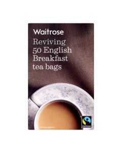 WAITROSE TEA ENGLISH BREAKFAST 50s