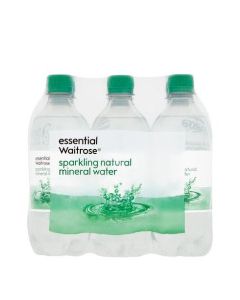 WAITROSE CARBON MINERAL WATER 6x500ml