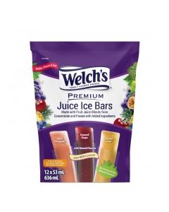 WELCHS JUICE ICE BARS 636ml