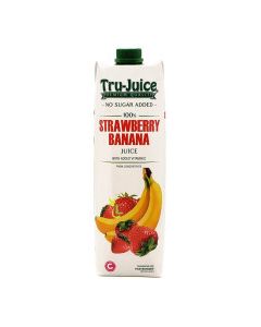 TRU-JUICE 100% STRAWBERRY BANANA 1L