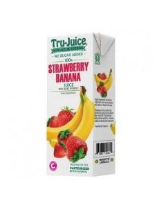 TRU-JUICE 100% STRAWBERRY BANANA 200ml