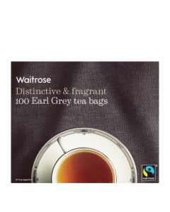 WAITROSE TEA EARL GREY 100s