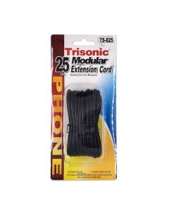 TRISONIC MODULAR EXT CORD BLACK 25ft