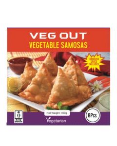 VEG OUT SAMOSAS VEGETABLE 400g