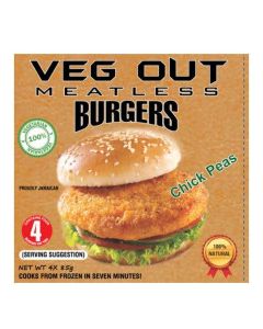 VEG OUT BURGER CHICK PEAS 340g