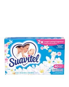 SUAVITEL DRYER SHEETS FIELD FLOWERS 40s