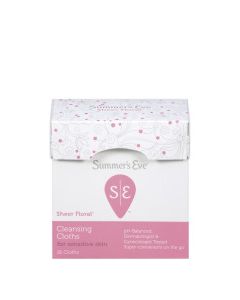 SUMMERS EVE CLOTH SHEER FLORAL 16s