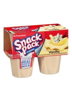 SNACK PACK PUDDING VANILLA 368g