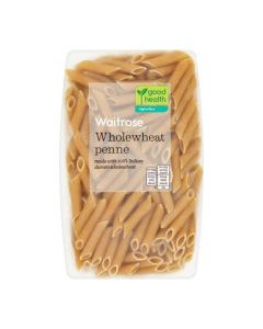 WAITROSE PENNE WHOLE WHEAT 500g