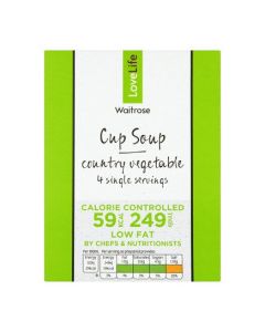 WAITROSE SOUP COUNTRY VEG 4x16.5g