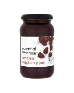 WAITROSE JAM RASPBERRY SDLS 454g