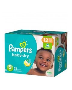 PAMPERS BABY DRY SUPER #5 78s