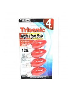 TRISONIC NIGHT LIGHT BULBS 4s