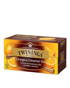 TWININGS TEA ORANGE CINNAMON 25s