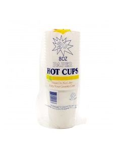 SWEET PAPER HOT CUPS 20x8oz