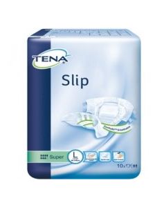 TENA ADULT SLIPS SUPER LRG 9s