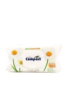 ULTRA COMPACT WIPES PURE CHAMOMILE 100s