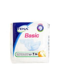 TENA ADULT BASIC MED 9s