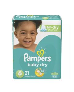 PAMPERS BABY DRY JUMBO #6 21s