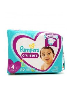 PAMPERS CRUISERS JUMBO #4 22s