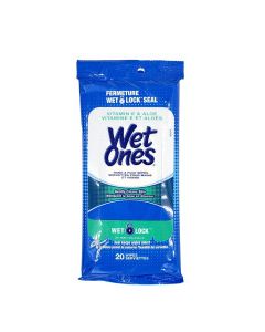 WET ONES VITAMIN E & ALOE 20s