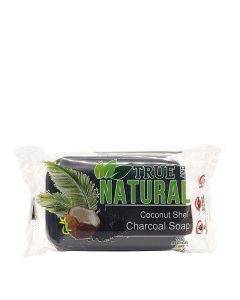 TRUE & NAT SOAP COCONUT CHARCOAL 115g