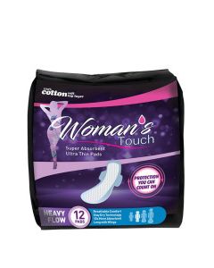 WOMANS TOUCH PADS HEAVY FLOW 12s