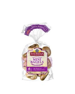 TOUFAYAN BAGELS CINN RAISIN MINI 18oz