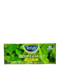 TETLEY TEA PURE PEPPERMINT 20s