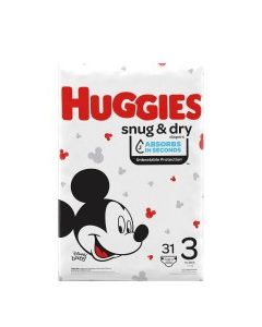 HUGGIES SNUG & DRY DIAPERS #3 31s