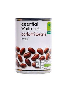 WAITROSE BEANS BORLOTTI 400g