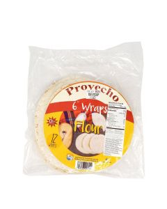 PROVECHO WRAPS FLOUR TORTILLA 12x6in