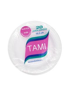 TAMI PLATES PLASTIC 20x15.5cm