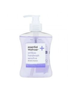 WAITROSE HAND WASH ANTIBACT SENSTV 250ml