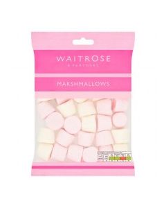 WAITROSE MARSHMALLOWS PINK WHITE 200g