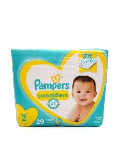 PAMPERS SWADDLERS JUMBO #2 29s