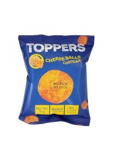 TOPPERS CHEESE BALLS CHEDDAR 16g