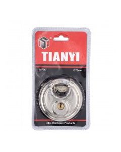 TIANYI STAINLESS STEEL DISC PADLOCK 70mm