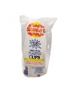 SWEET PLASTIC CUPS 25x9oz