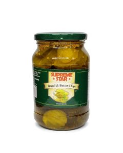 SUPREME STAR PICKLES BREAD BUTTER 17oz