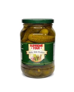 SUPREME STAR PICKLES BABY DILL 17oz