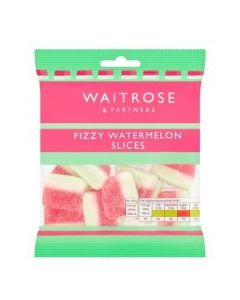 WAITROSE FIZZY WATERMELON SLICES 65g