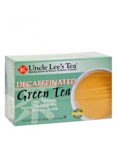 UNCLE LEE TEA GREEN DECAFFEINATED 20s