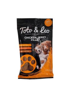 TOTO & LEO DOG TREATS CHICKEN JERKY 60g